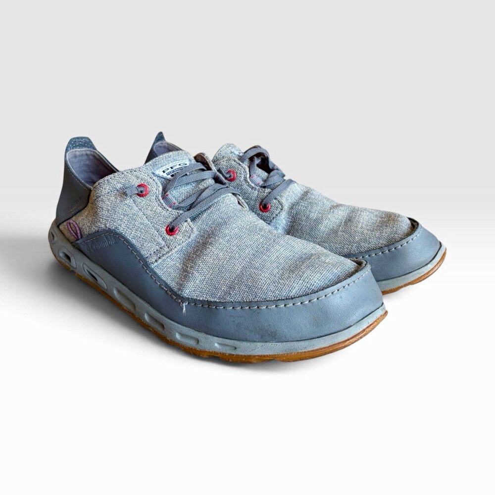 Columbia PFG BM4606 Mens 14 Gray Techlite Omni Grip Fishing Boat Shoes